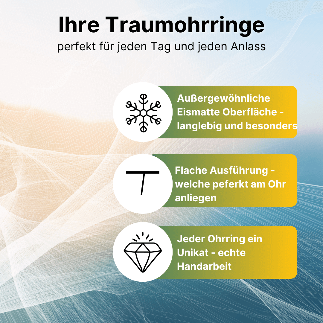 Ohrstecker mit Herz Silber vergoldet
