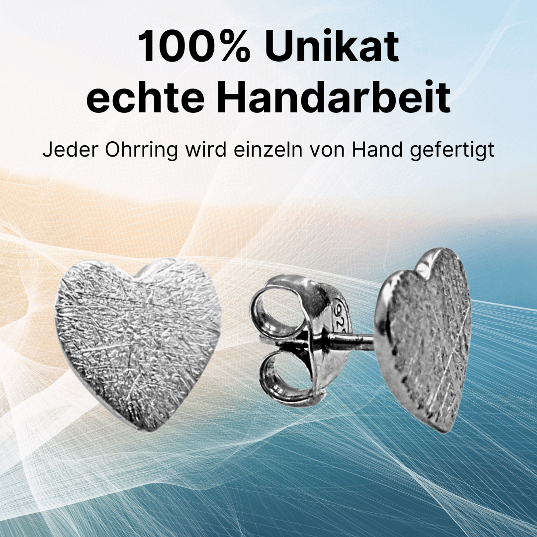 Ohrstecker mit Herz Silber