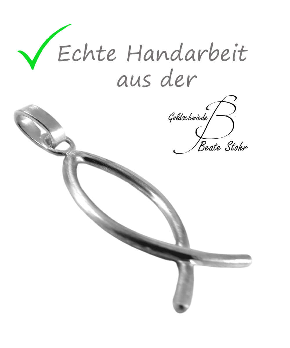 Ichthys Silber Anhanger | Traumschmuckwerkstatt Shop