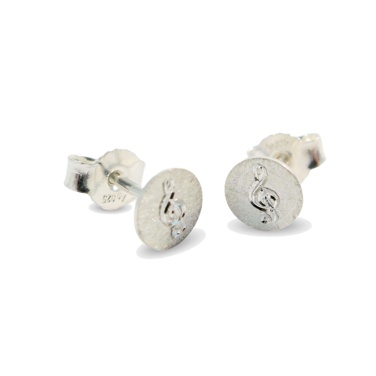 Silber Notenschlussel Ohrringe | Traumschmuckwerkstatt Shop