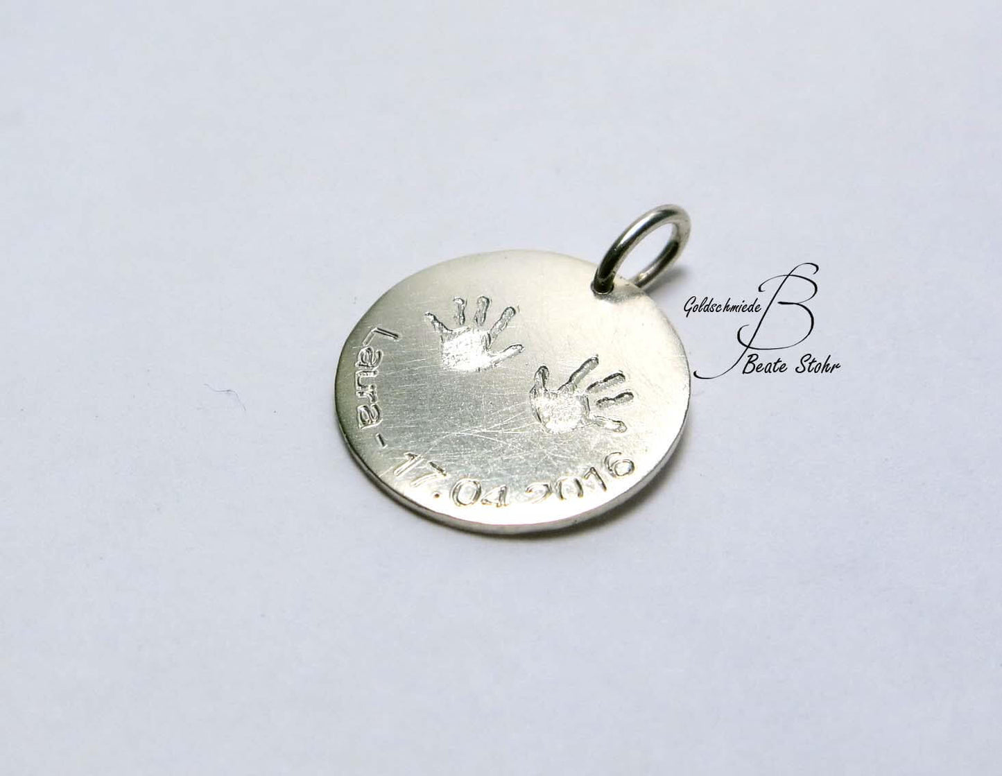 Silber Babyhande Anhanger | Traumschmuckwerkstatt Shop