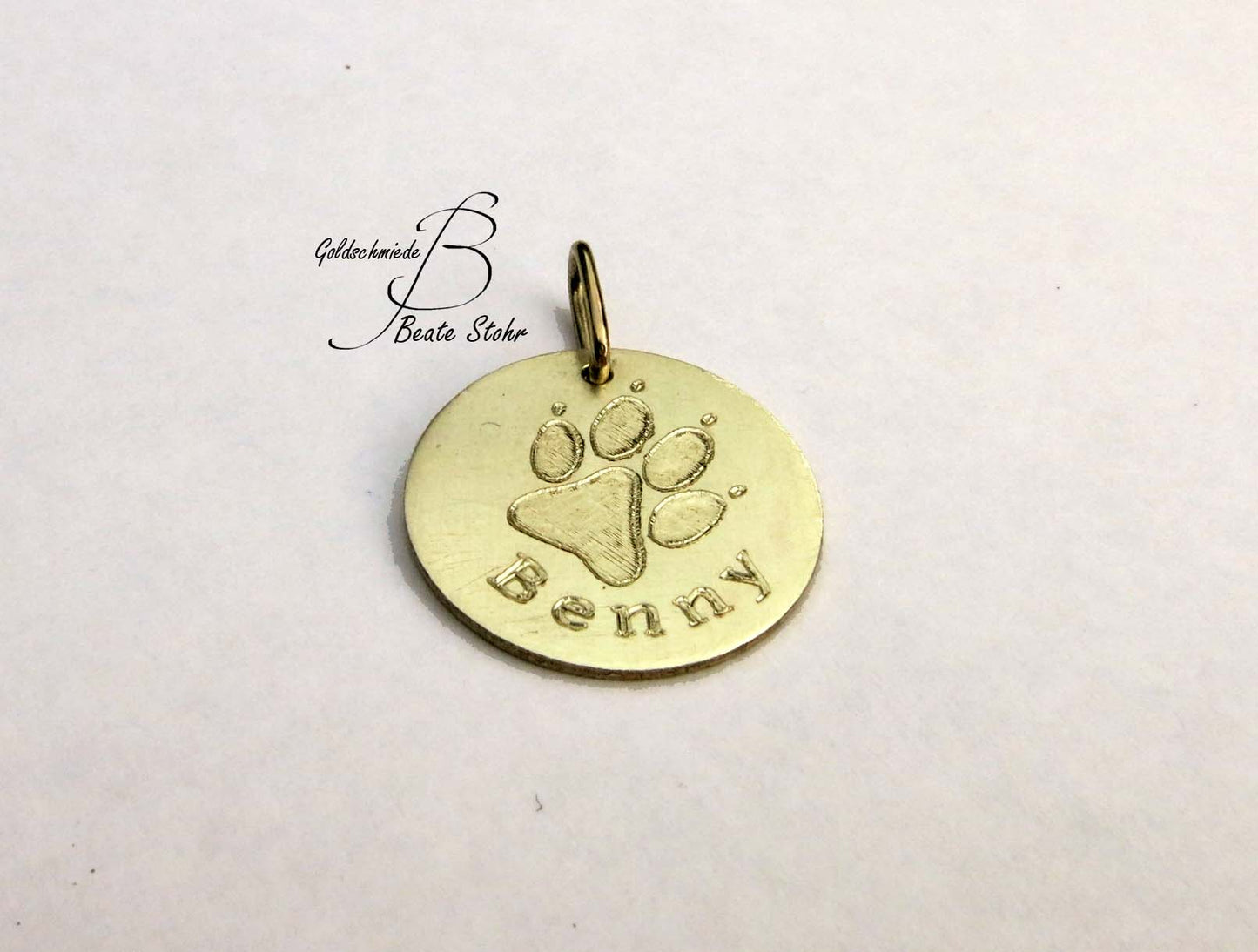 Anhanger Hundepfotchen Silber | Traumschmuckwerkstatt Shop