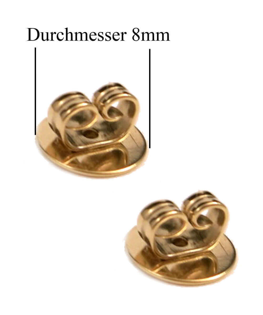 Silber Ohrmutter Vergoldet Ohrstecker | Traumschmuckwerkstatt Shop