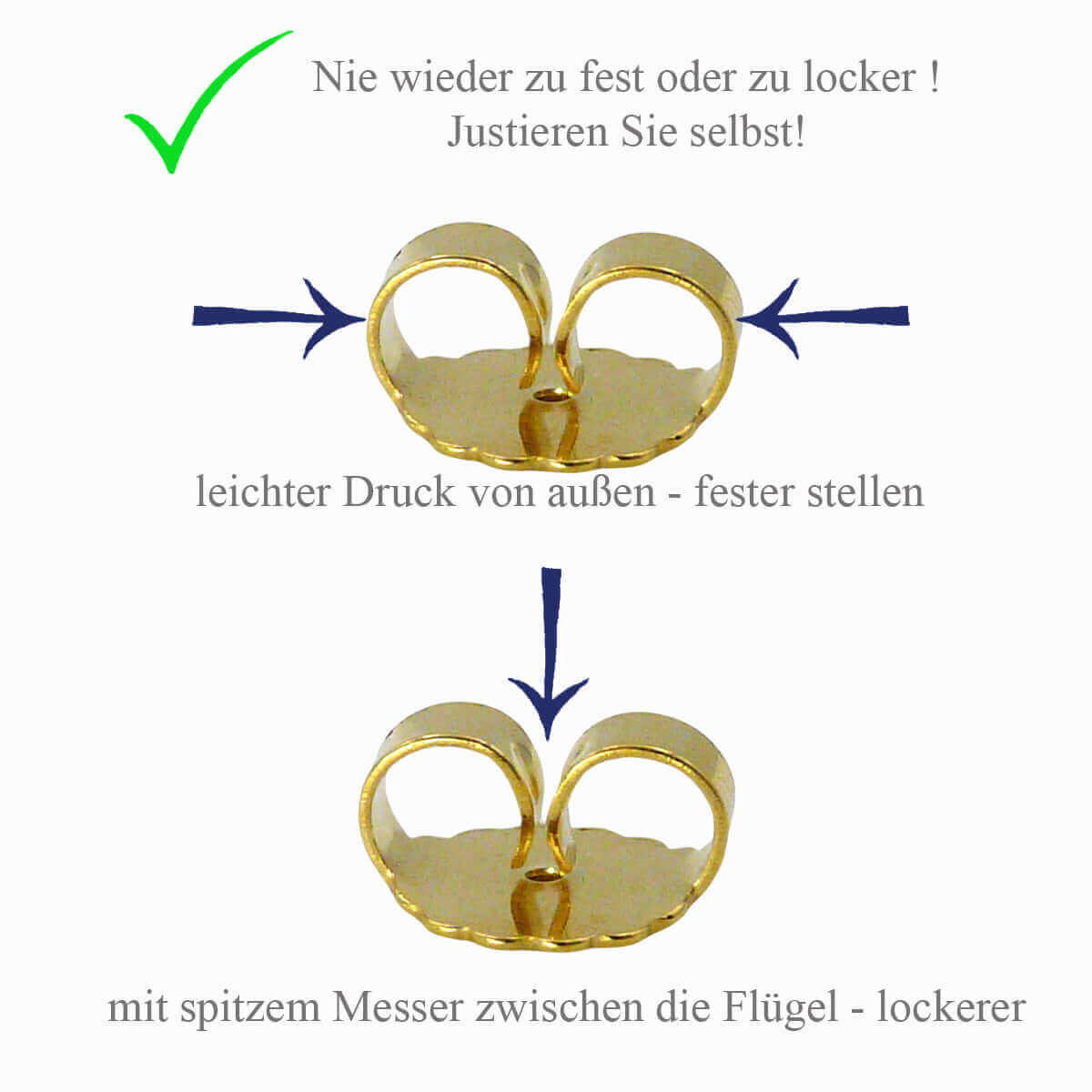 Vergoldet Silber Ohrstecker | Traumschmuckwerkstatt Shop