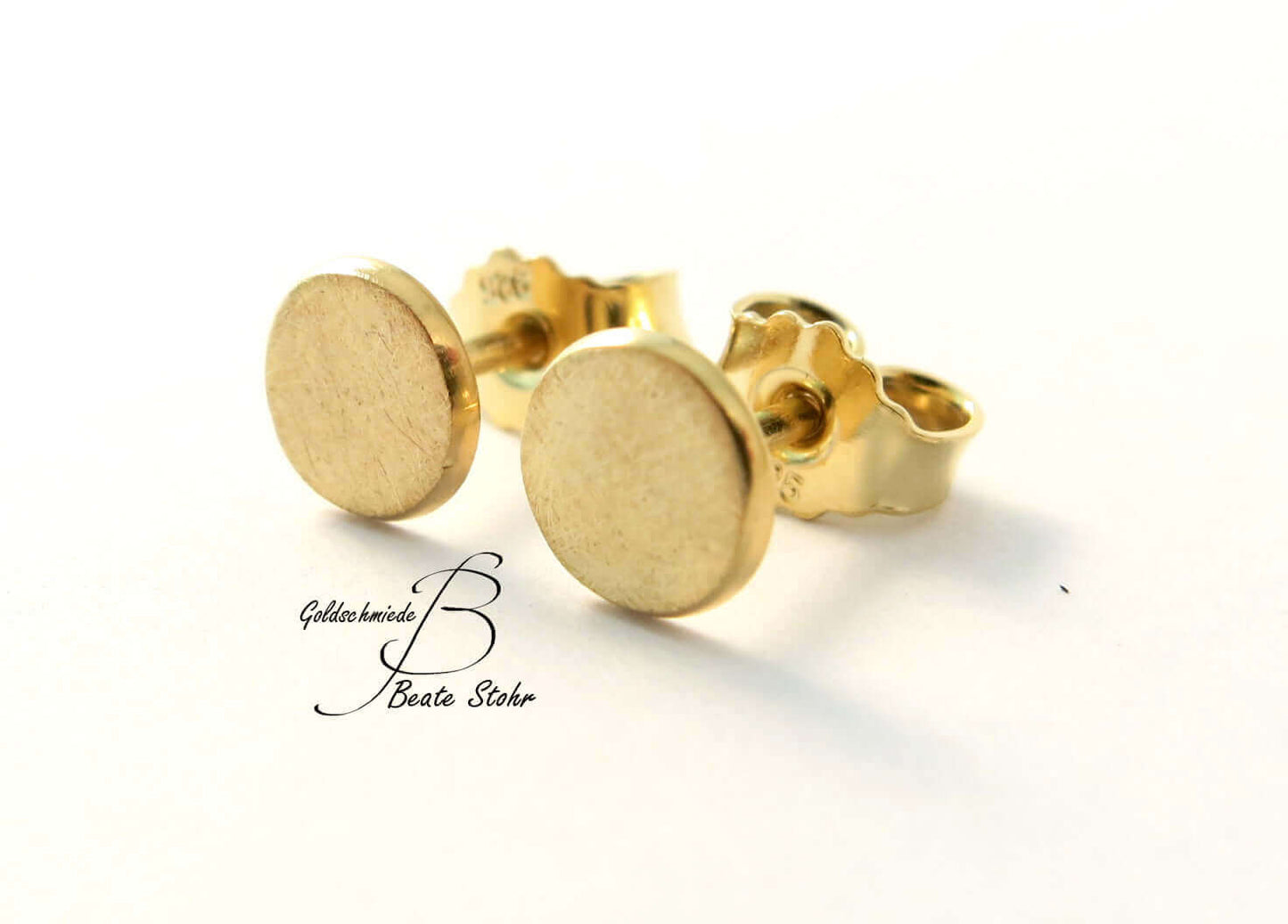 Gelbgold Ohrstecker | Gelbe Ohrstecker | Traumschmuckwerkstatt Shop