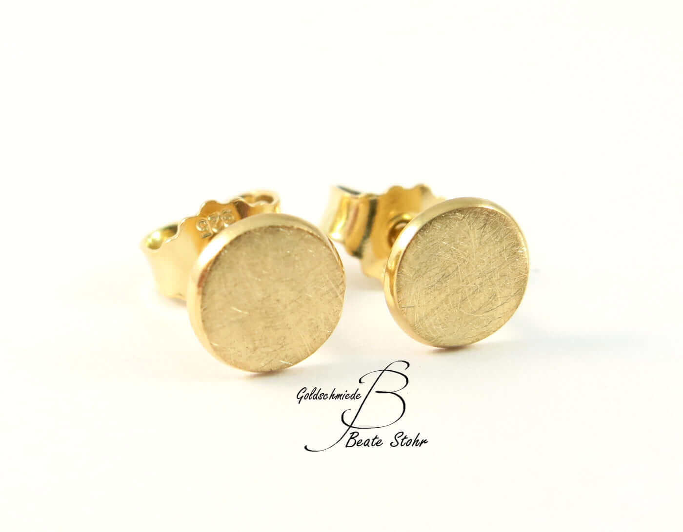 Gelbgold Ohrstecker | Gelbe Ohrstecker | Traumschmuckwerkstatt Shop