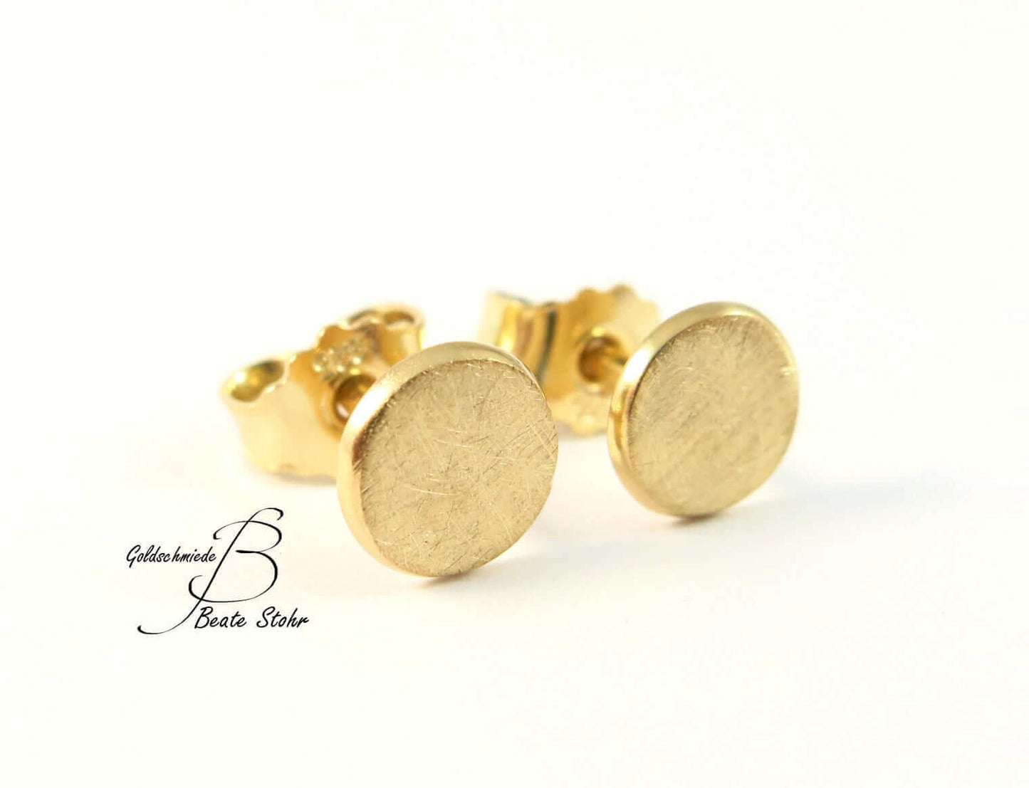 Gelbgold Ohrstecker | Gelbe Ohrstecker | Traumschmuckwerkstatt Shop