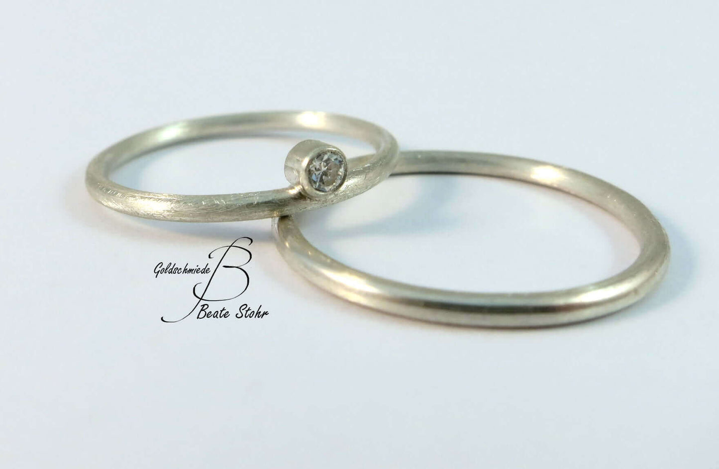 Zirkonia-Silber Handgefertigte Ringe | Traumschmuckwerkstatt Shop