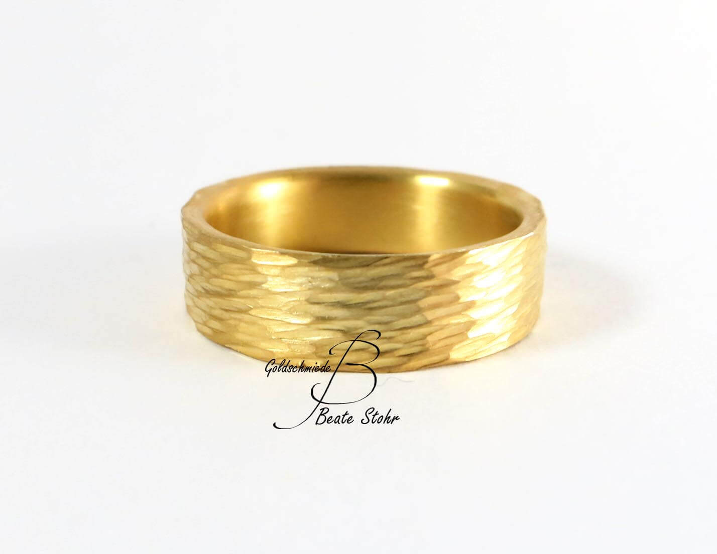 Gelbgold Struktur Ring | Traumschmuckwerkstatt Shop