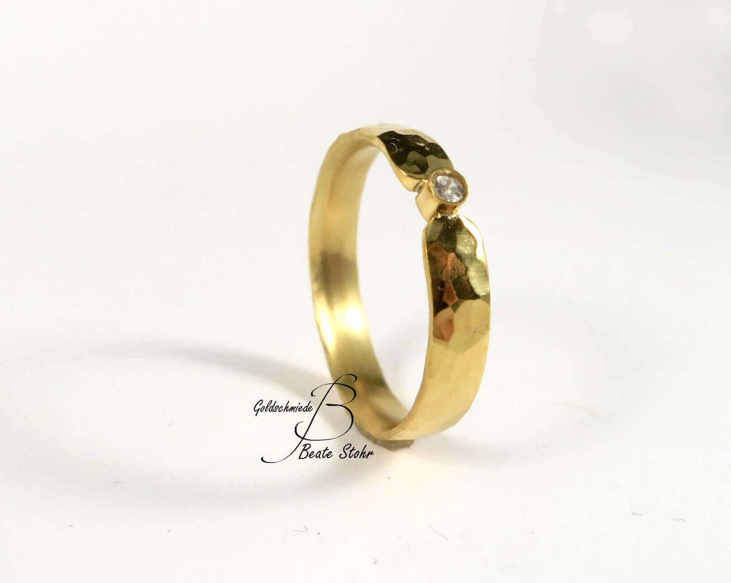 Antragsring geschmiedet Diamant
