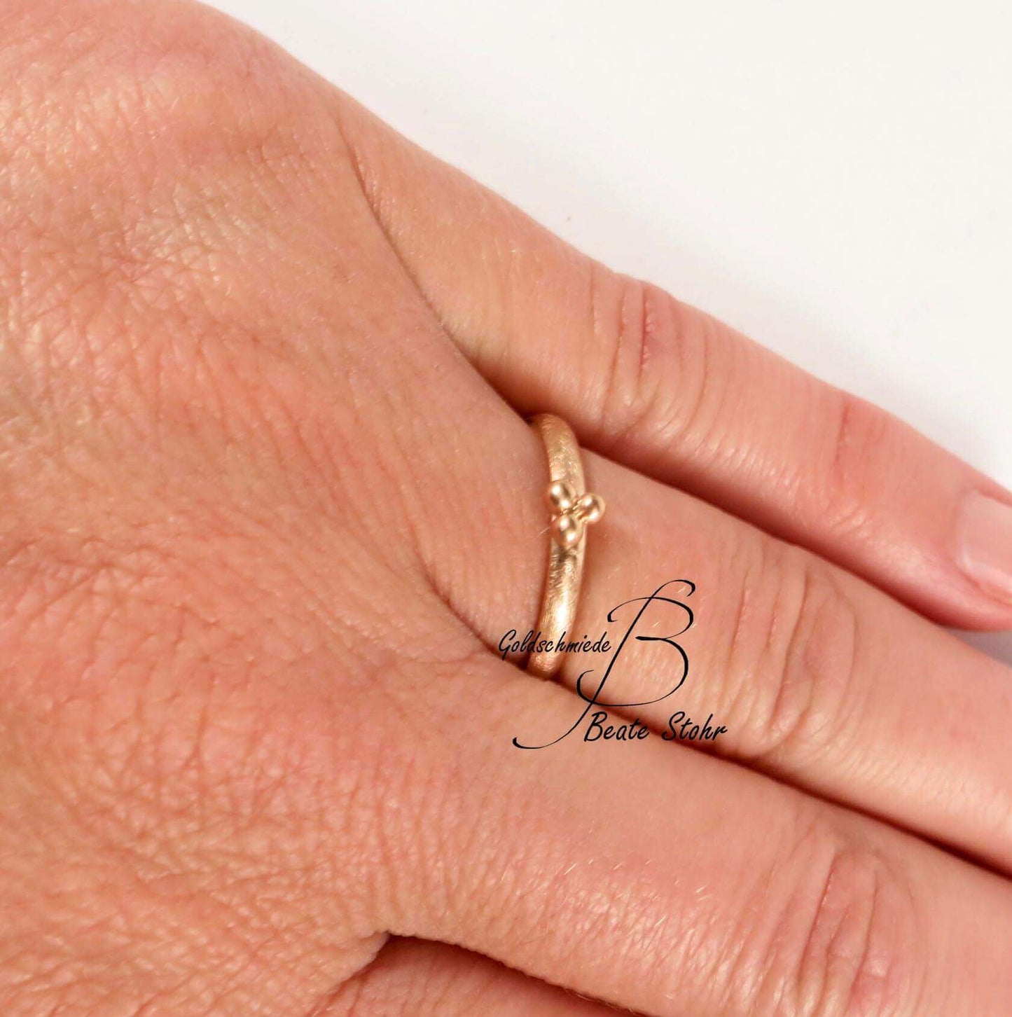 Ring rosegold Kugeln
