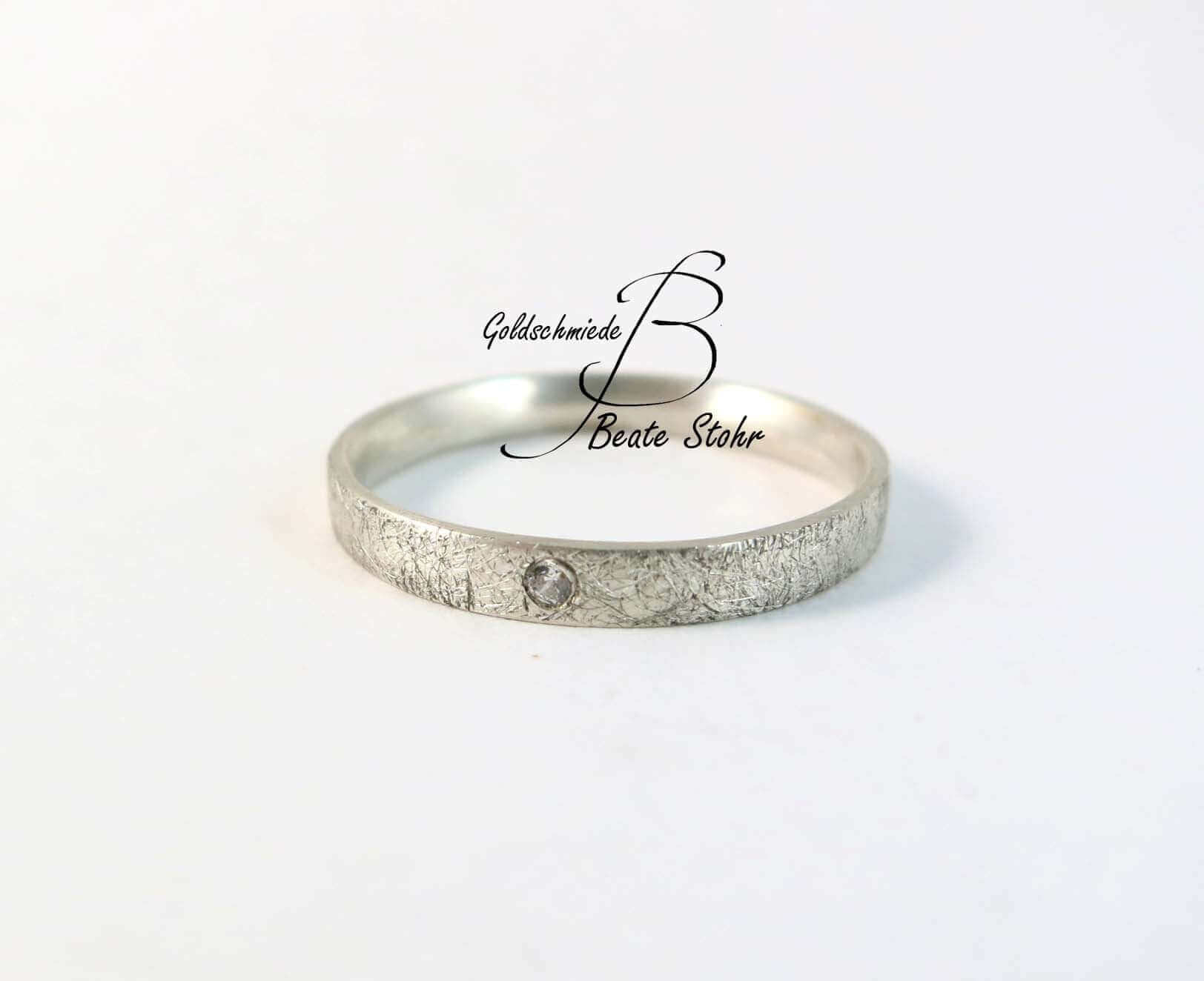 Silberner Handgefertigter Ring | Traumschmuckwerkstatt Shop