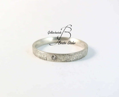 Silberner Handgefertigter Ring | Traumschmuckwerkstatt Shop
