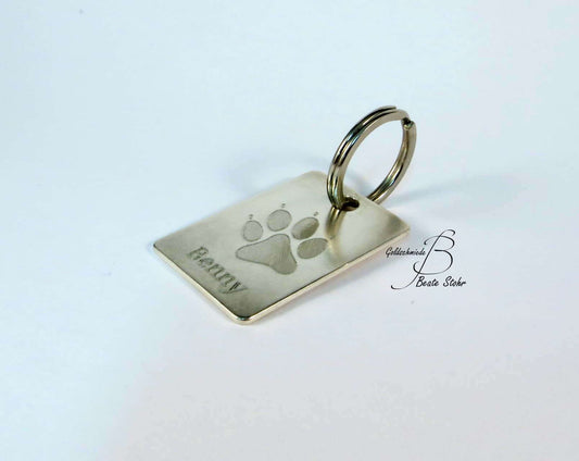 Hundepfote Schlüsselanhänger | Traumschmuckwerkstatt Shop