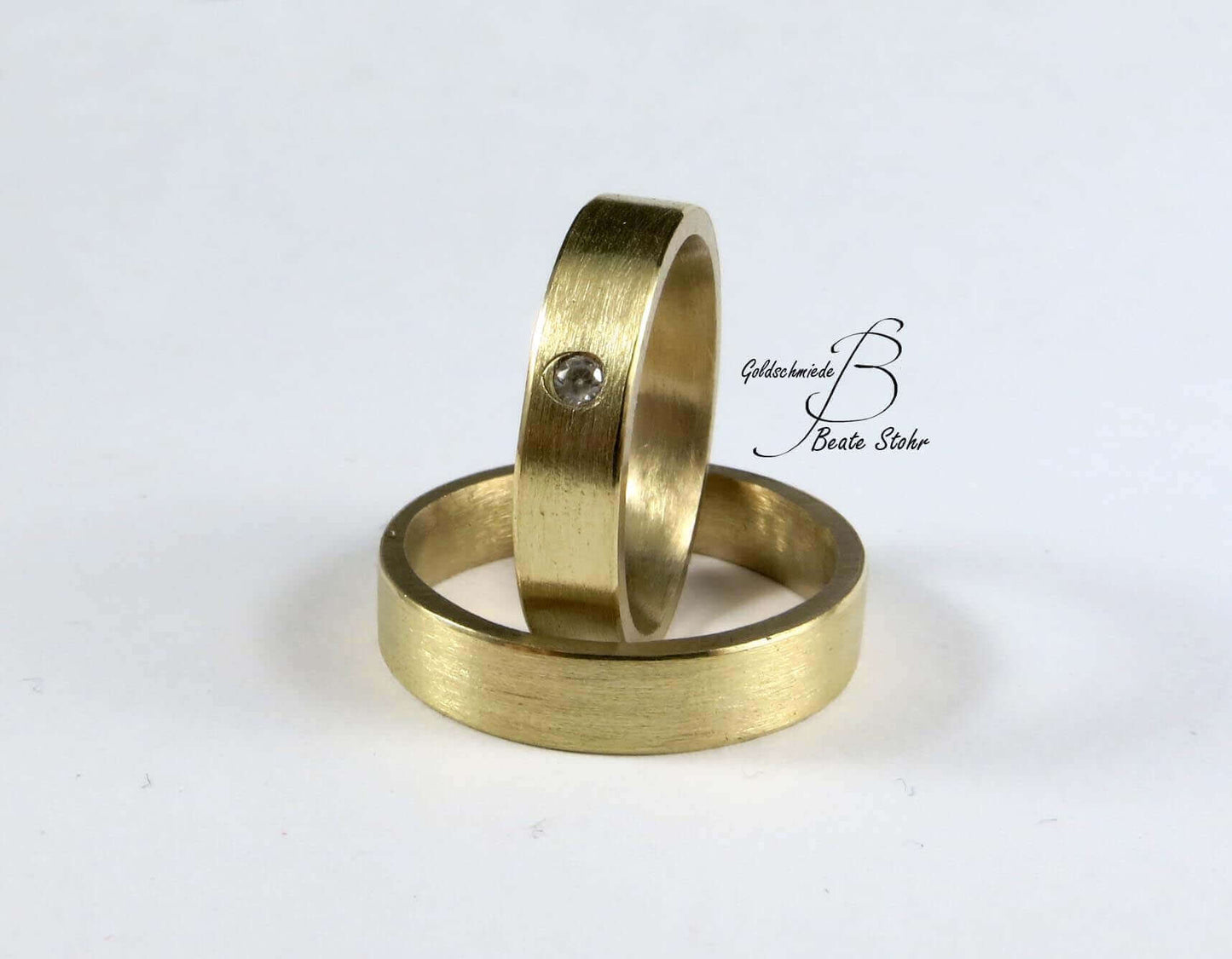 Trauringe Diamant Gold