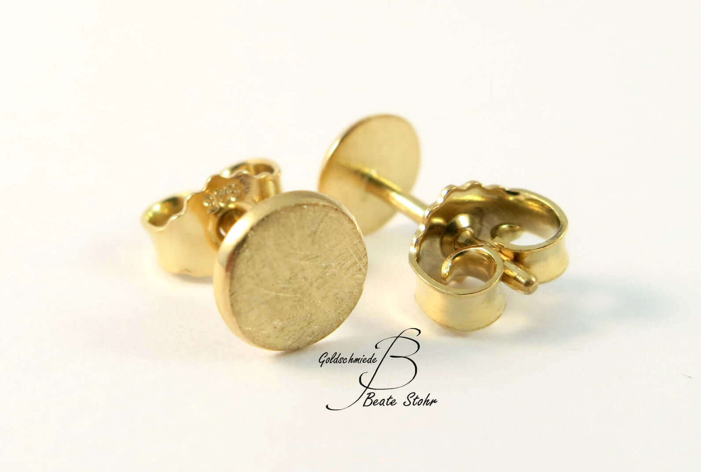 Gelbgold Ohrstecker | Gelbe Ohrstecker | Traumschmuckwerkstatt Shop