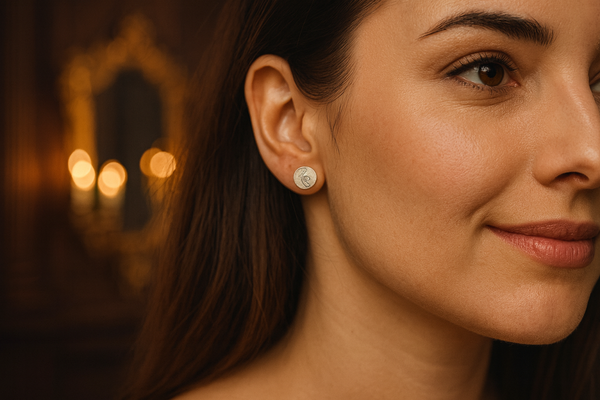 Notenschlüssel Ohrringe Silber – Schmuck mit Melodie