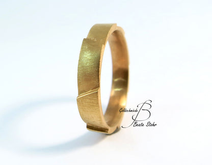 Trauring "Treppe der Liebe" 585/- Roségold