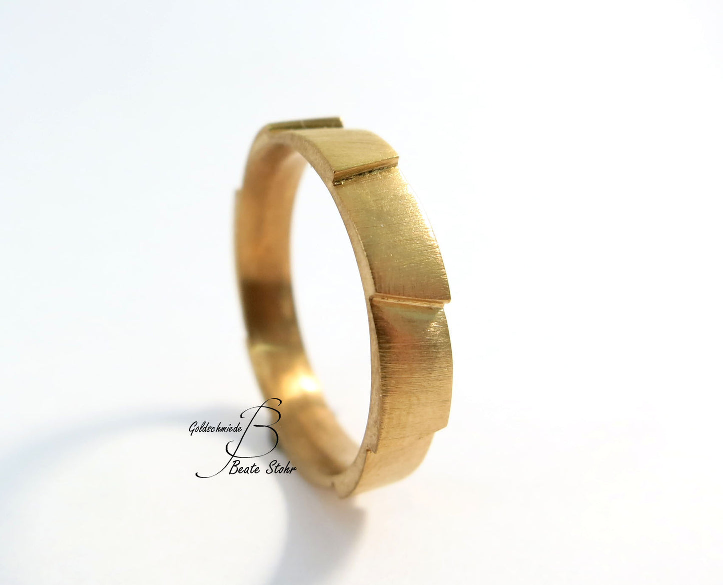 Trauring "Treppe der Liebe" 585/- Roségold