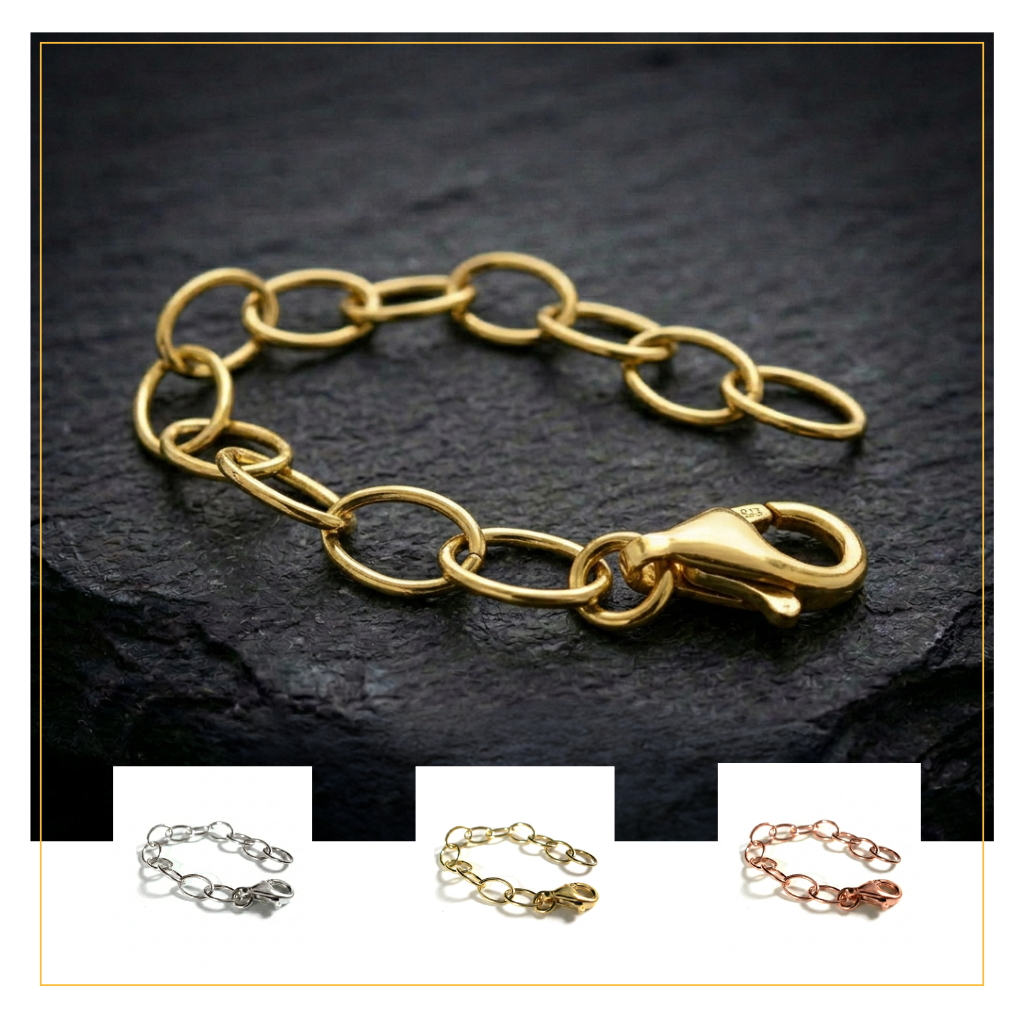 Kettenverlängerung 925 Silber handgefertigt | Traumschmuckwerkstatt