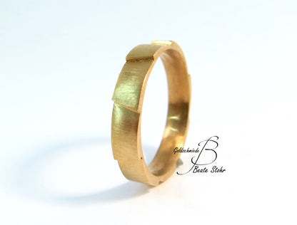 Trauring "Treppe der Liebe" 585/- Roségold