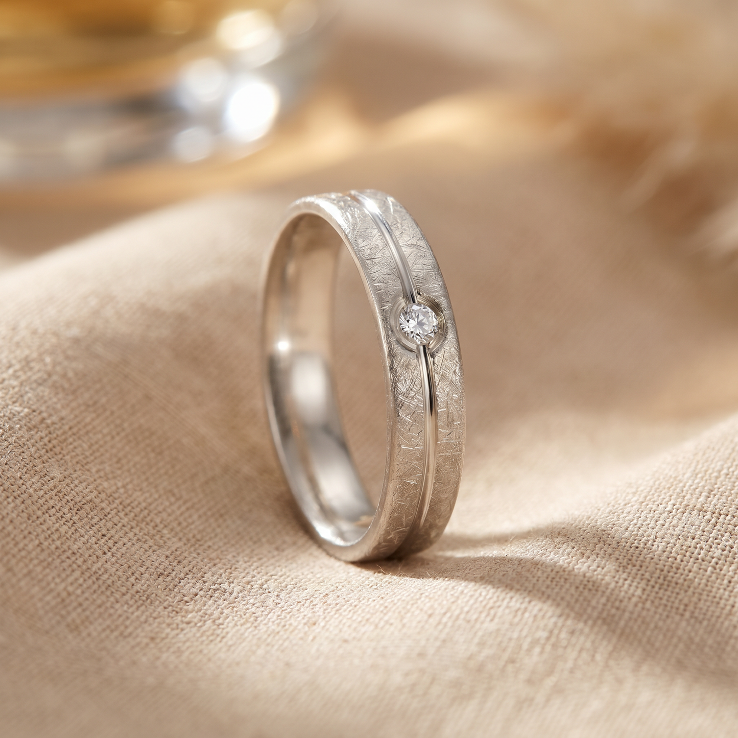 Verlobungsring Silber mit Diamant - Verpackung 925 Silber | Traumschmuckwerkstatt