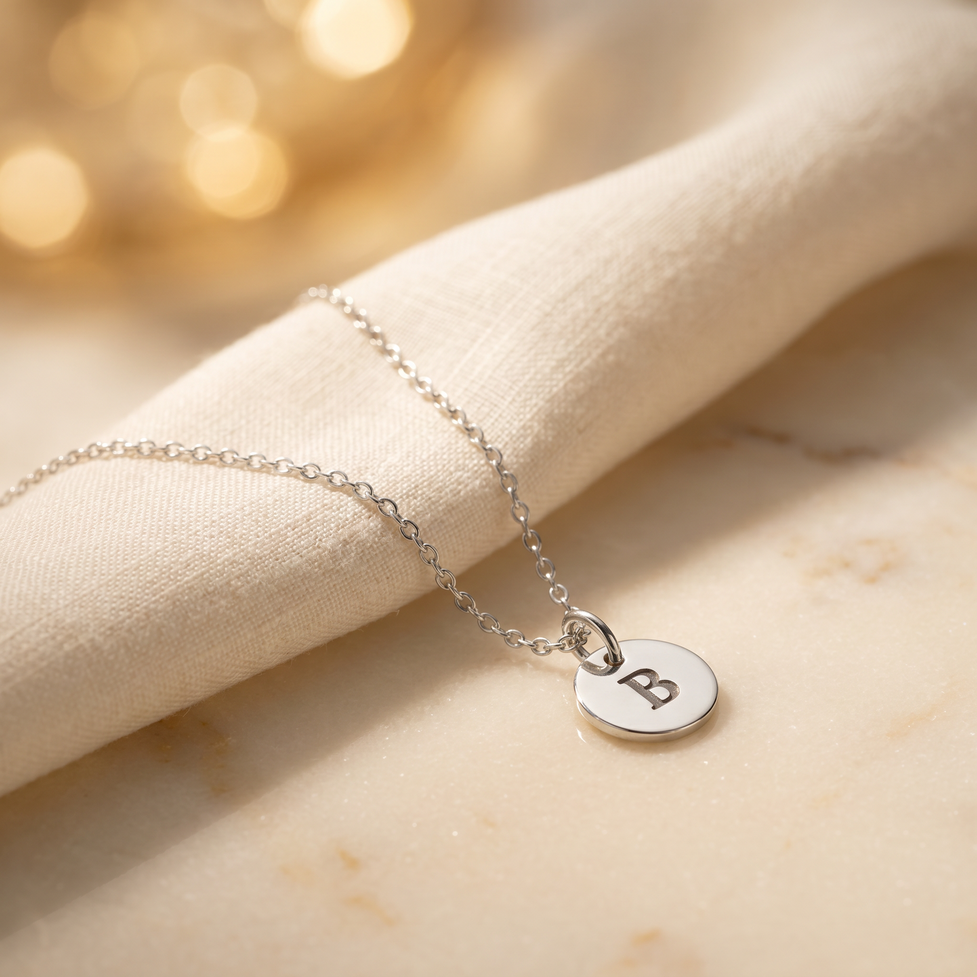 Kette mit Buchstaben 925 Silber | personalisiert