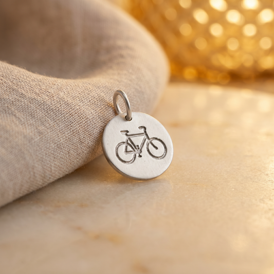 Fahrrad Anhänger 925 Silber | handgefertigt