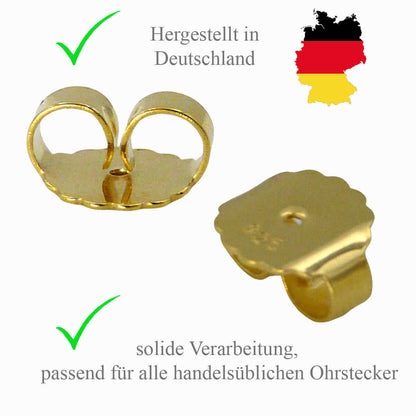 Vergoldet Silber Ohrstecker | Traumschmuckwerkstatt Shop