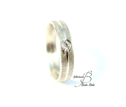 Verlobungs Silber Ring | Traumschmuckwerkstatt Shop